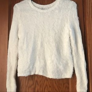 fuzzy knit sweater